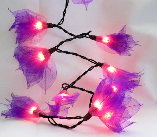 Purple Pink Liladee Lily Flower - fairy light string